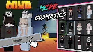 MCPE COSMETICS 100+ Skins With Capes.....(works on Hive)