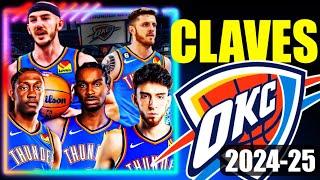 OKLAHOMA CITY THUNDER ES EL MEJOR EQUIPO DEL OESTE  CLAVES y GUIA DE TEMPORADA OKC 2024-25