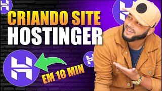 HOSTINGER 2024 - Tutorial completo - Como criar site no WordPress com hospedagem hostinger.