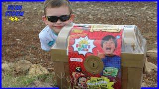 Evan Finds Ryan's World  Mega Mystery Treasure Chest Pirate Toy
