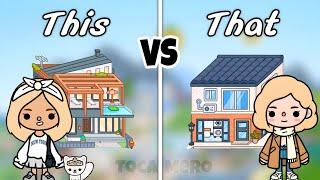 Toca Life World | Modern Mansion vs Neat Street Apartment  [ Full toca house gameplay ]