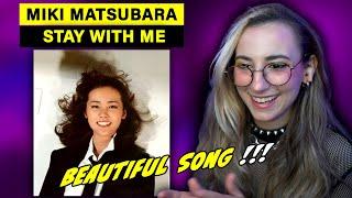 SINGER REACTS | Miki Matsubara - Stay With Me | Bassist Musician Reaction