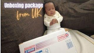 Unpacking gift from UK I Stories I DianeGweh