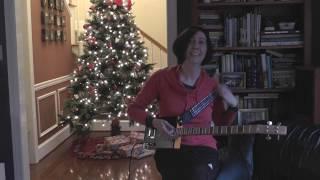 Little Drummer Boy on Cigar Box Guitar CBG