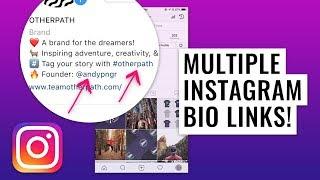 How to Add Username & Hashtag Links to Instagram Bio