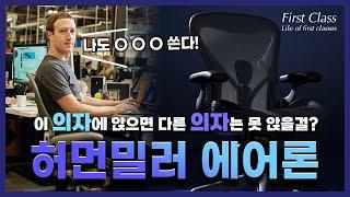 이 의자에 앉으면 다른 의자는 못 앉을걸? - 허먼밀러 에어론