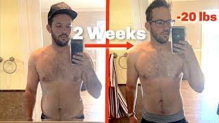 MY TWO WEEK BODY TRANSFORMATION!! (Lost 20 Pounds)