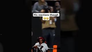 NFL falcons fan FREAKS out over huge hit  #shorts #nfl #sports #funny #falcons