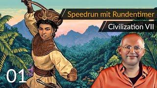 Speedrun mit Rundentimer! Civilization 7 (01) | #CIV7 #OneMoreTurn