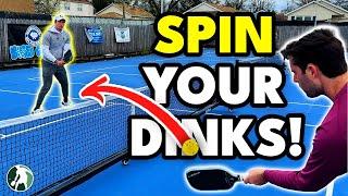 The 3 Ways to SPIN Your Dinks | Pickleball Secrets