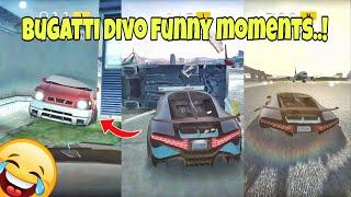 Bugatti divo funny moments||Extreme car driving simulator||