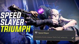 Destiny 2: Solo Speed Slayer Triumph (Kell's Fall Exotic Mission)