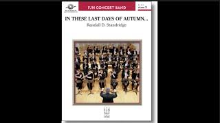 In These Last Days of Autumn - Randall D. Standridge - FJH Music (Grade 3)