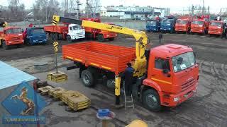 Бортовой Камаз 43253 с КМУ Soosan SCS 513