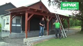 CARPORT bauen mit SPAX