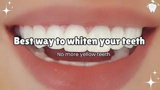 Teeth Whitening at Home in just 2 minutes   #teethwhitening