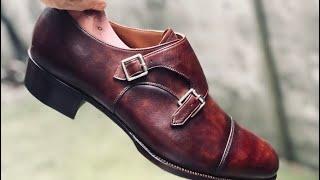 Making HANDMADE Bespoke Double Monk Strap Shoes