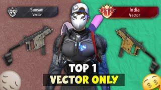 Pushing Top 1 In Vector || Free fire Weapon Glory Push || ep 1