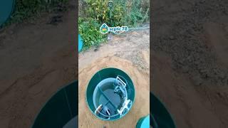 Пусконаладочные работы при установке септика. #канализация