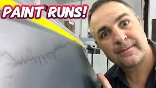 How to FIX Paint Runs, Quickly and Easily!