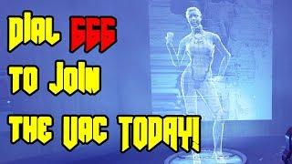 UAC SPOKESPERSON EVERY HOLOGRAM QUOTE COMPILATION (IN STORY ORDER) | DOOM ETERNAL