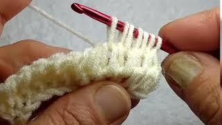 How to Super crochet tunisian crochet  wonderful tunisian knitting bayb blanket model