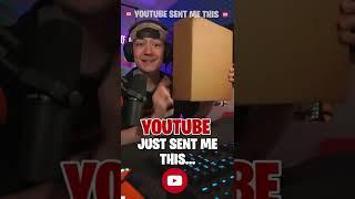 YouTube sent me this weird package...who wants one?  #SHORTS