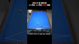 리버스가 잘 안된다면 ㅇㅇ력과 ㅇㅇ력의 부조화 때문입니다. #billiards #리버스 #pba #lpba