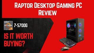 NSX Gaming Raptor Desktop  Review | AMD Ryzen 7 5700G, 16GB Ram, 512GB NVME SSD | PGR7VAS4W-01