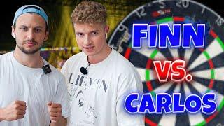 Das ULTIMATIVE DART DUELL!  FINN VS. CARLOS! WER KANN SICH DIESMAL DURCHSETZEN?!