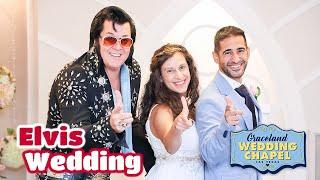 Domenico & Maria Chiara's Elvis Wedding in Las Vegas | Graceland Chapel