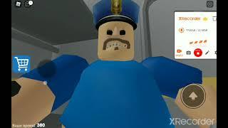 побег от самого Толстого полицейского в Roblox (обби)