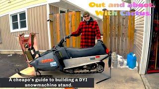 HOW TO BUILD A SIMPLE DYI SNOWMACHINE STAND.