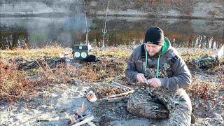 FISHING ADVENTURE - bonfire sausage and feeder on a new spot