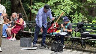 10-Year-Old Ericdakid Busks at Central Park’s Imagine Mosaic & Columbia University #NYC Street Music