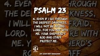 Holy Bible: Psalm 23 Good News Translation Audio