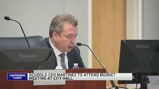 Chicago Public Schools CEO Pedro Martinez to speak during City Council committee hearing Wednesday m