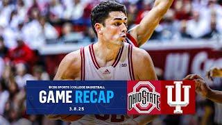 Indiana rallies late to overtake Ohio State, CLINCH 1st round bye in Big Ten Tournament | Game Recap