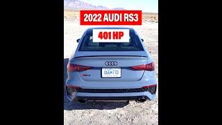 The New 2022 Audi RS3 Sedan Accelerating From Standstill #Shorts