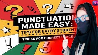 Punctuation | Punctuation in EnglishGrammar| Punctuation Marks/English/Hindi/Kids/Commas/Symbols