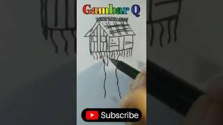 House Head - Speed Drawing #shorts #menggambar #drawing #househead #trevorhenderson  #monster #scp