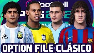 EQUIPOS Y SELECCIONES CLÁSICAS CON TODAS SUS LEYENDAS | OPTION FILE PES 2021