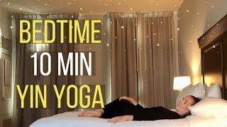 Yin Yoga for Sleep - 10 min Deep Stretches in Bed