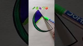 satisfying draing#3d draing#coloring #youtubeshort #trending
