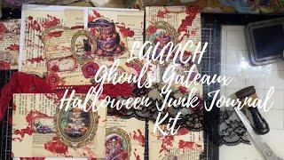 LAUNCH Halloween Ghouls Gateaux Junk Journal Kit