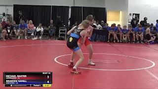 92 Lbs Round 3 (8 Team) - Michael Baxter, Washington Vs Braeden Hamill, Wisconsin 71a5
