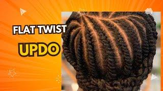 Flat Twist Updo