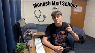 FIRST WEEK as an Australian MED STUDENT (Monash Uni)