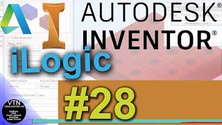 28 AUTODESK INVENTOR ilogic Tutorial ( Run Rules 1 )