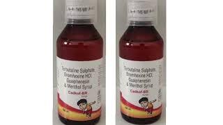 Cadkof BR Syrup Terbutaline Sulphat Bromhexine HCI & Guaphenesin Syrup